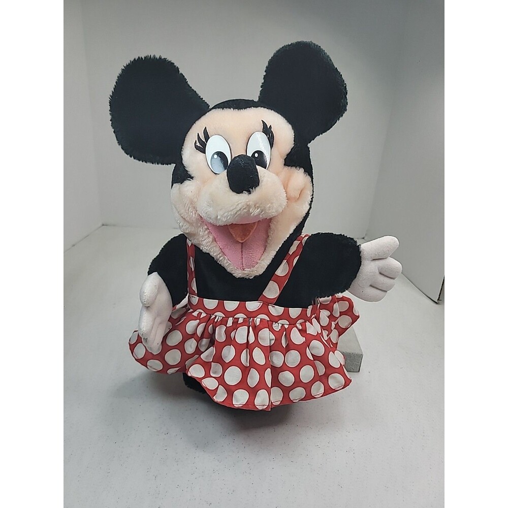 1993 Vintage Applause Disney Minnie Mouse Hand Puppet Plush 12"